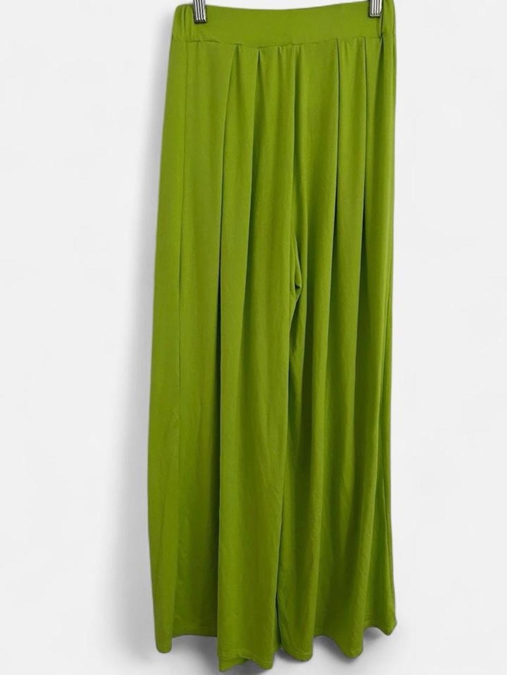 YMI Collection Lime Green Women’s Pleated Wide Leg Palazzo Pants